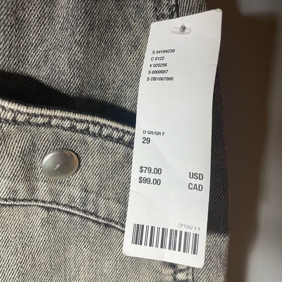 NWT Urban Outfitters High Rise Straight Leg Acid Wash Jeans 29 - Picture 8 of 9